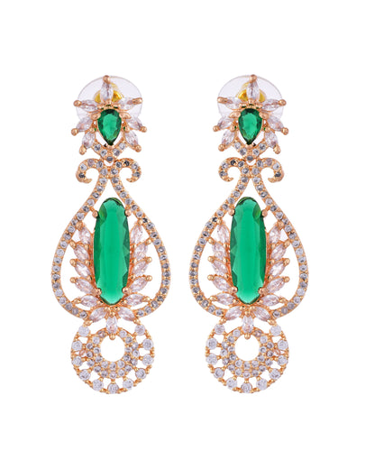 GREEN SHREENA EARRING
