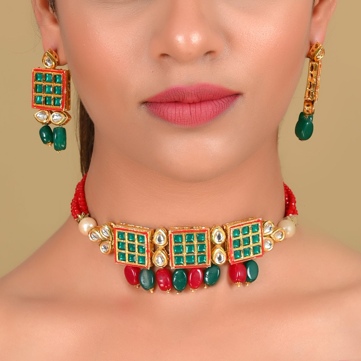 GREEN TAVISHI SET