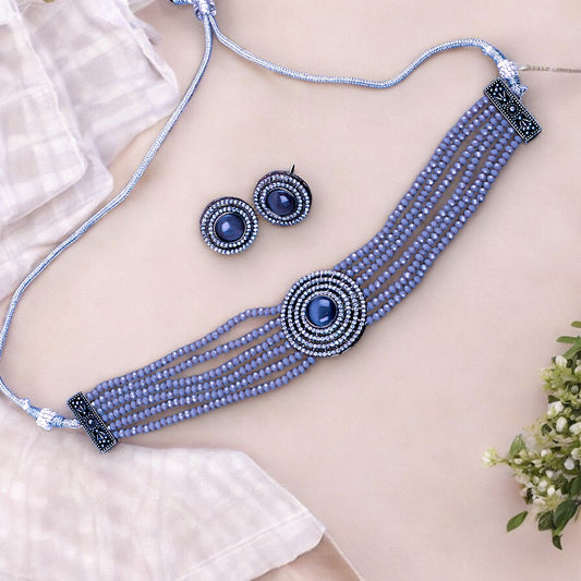 GREY BETSY NECKLACE SET