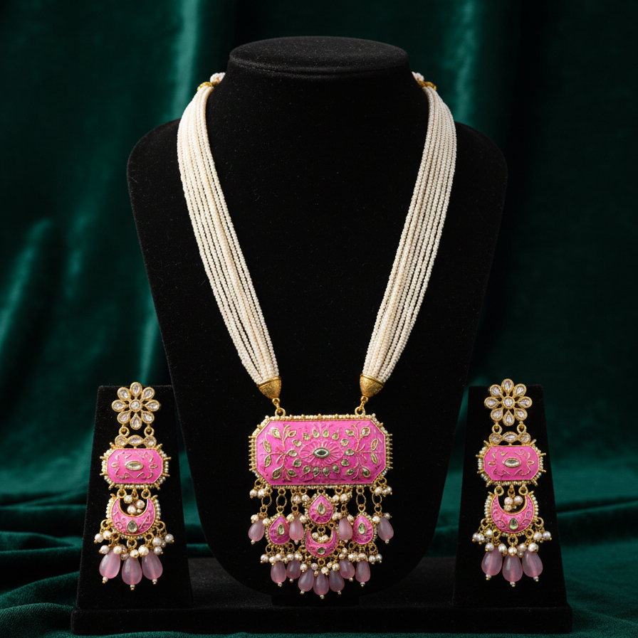 BLUSH AARTI SET
