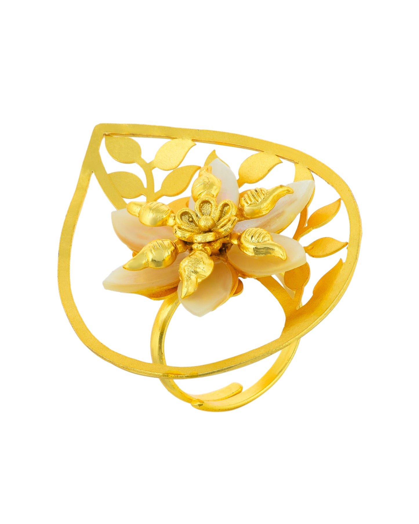 GOLDEN ALMOND RING
