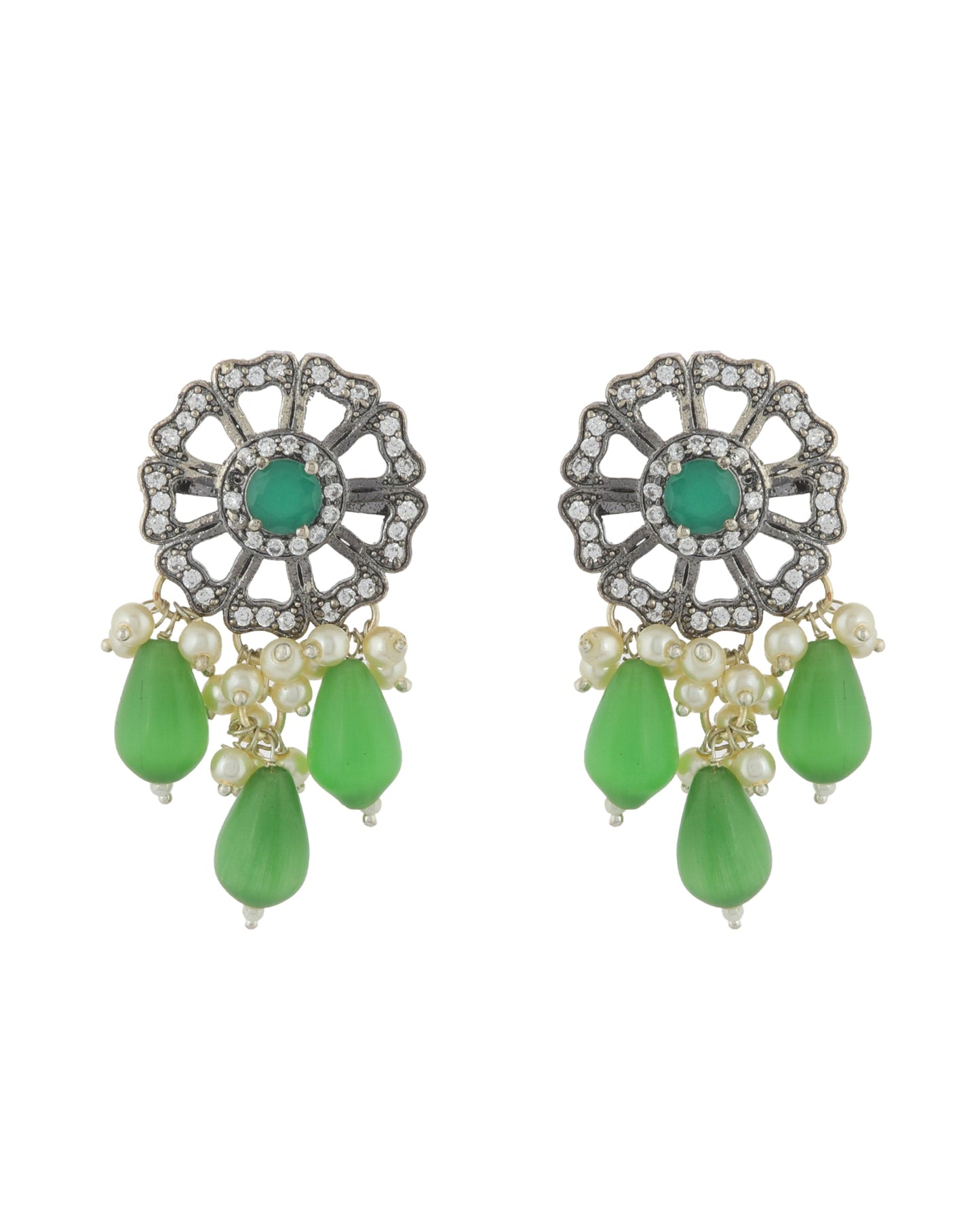 GREEN ARINA NECKLACE SET