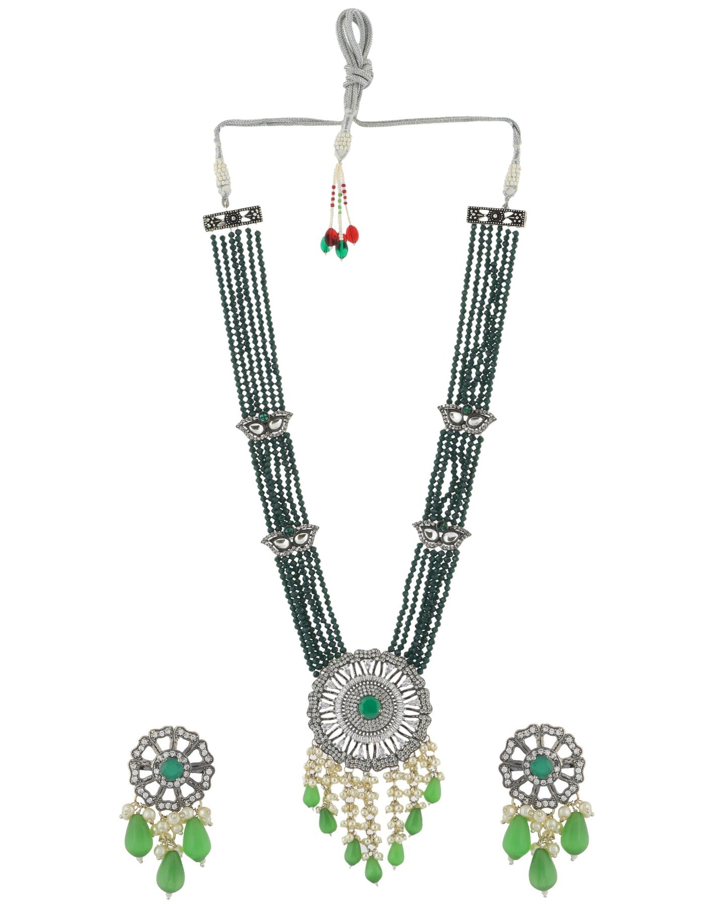 GREEN ARINA NECKLACE SET