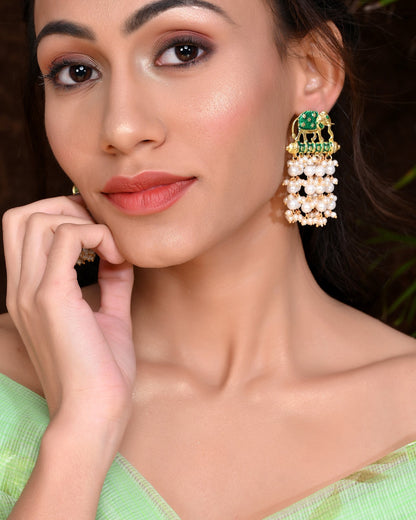 GREEN REVATI EARRING