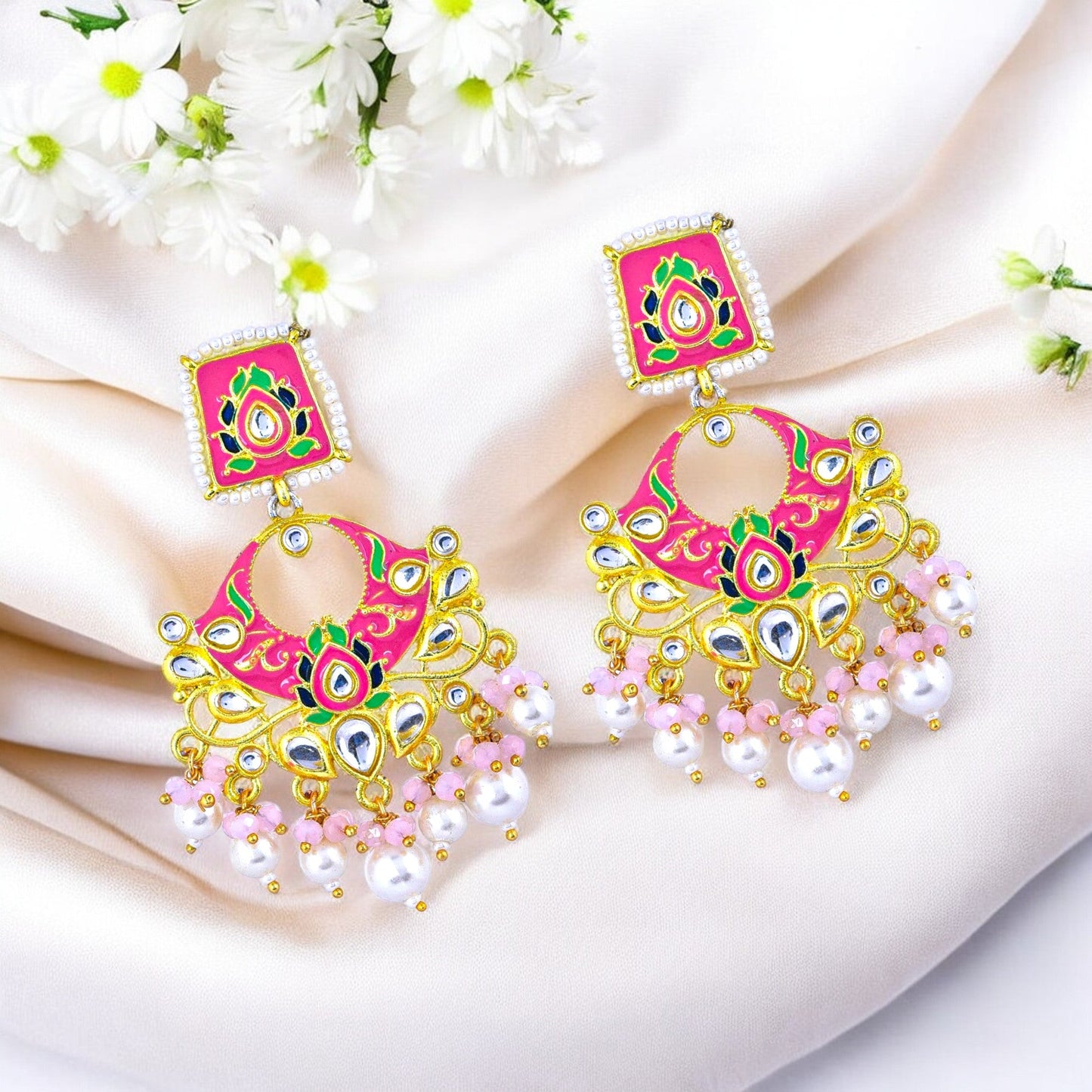 PINK PHILIPA DANGLER, CHANDBALI