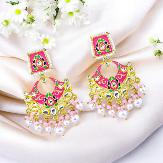 PINK PHILIPA DANGLER, CHANDBALI