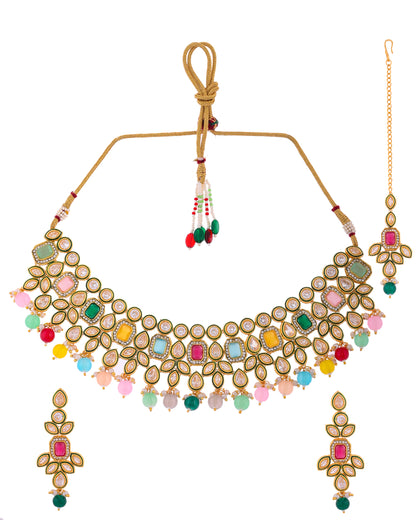 MULTI 1 KUNDAN JASMINE FULL SET