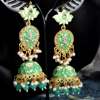 MINT PULASTI JHUMKI
