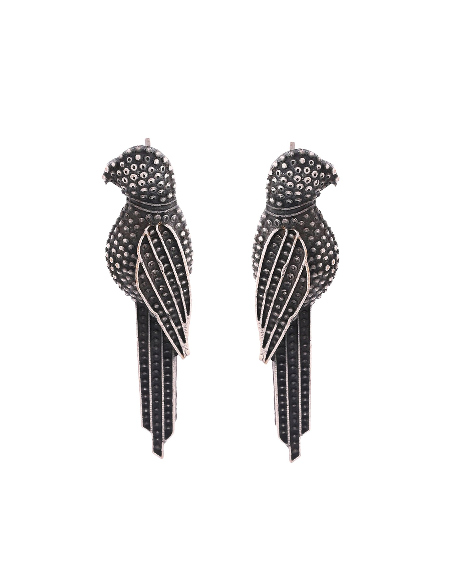 OXIDIZED LUCIA STUD