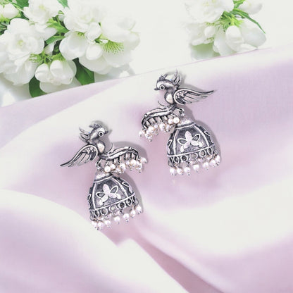 OXIDIZED MALAVIKA EARRING