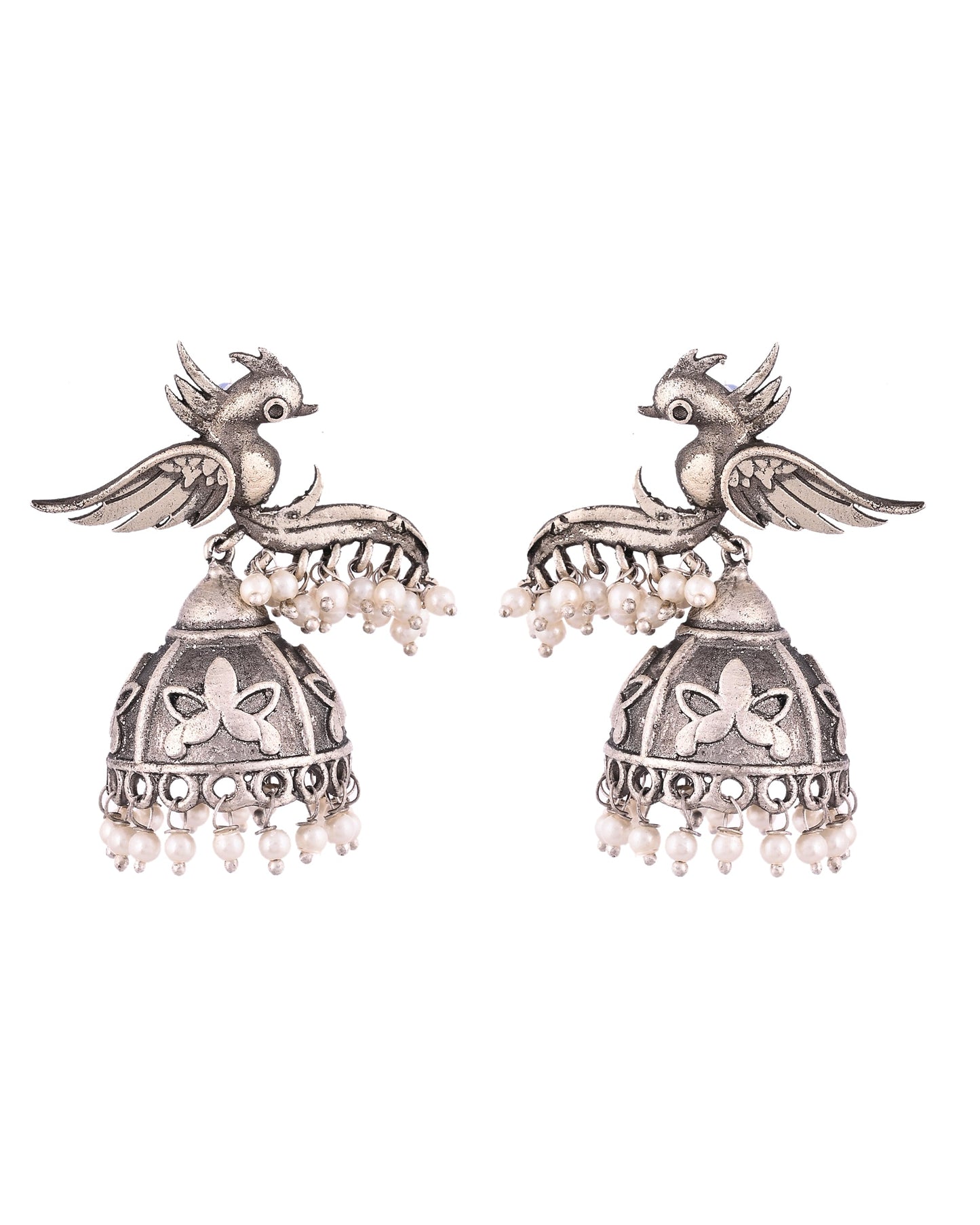 OXIDIZED MALAVIKA EARRING