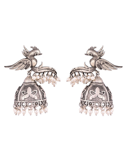 OXIDIZED MALAVIKA EARRING