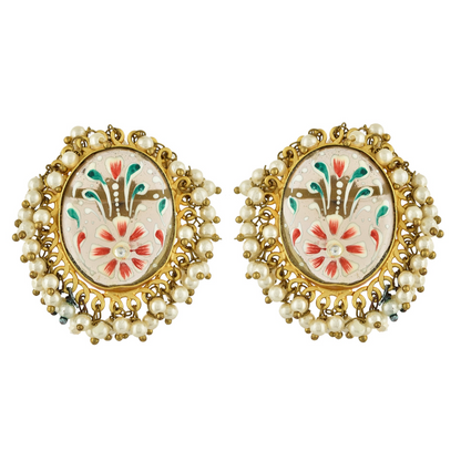 PEACH LENA STUDS