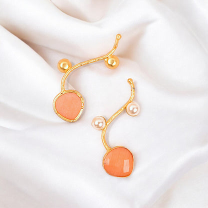 PEACHPUFF KRISTA EARRING