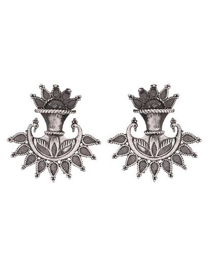 PEACOCK LILA STUDS