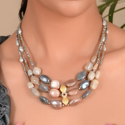PEBBLES KIWI NECKLACE