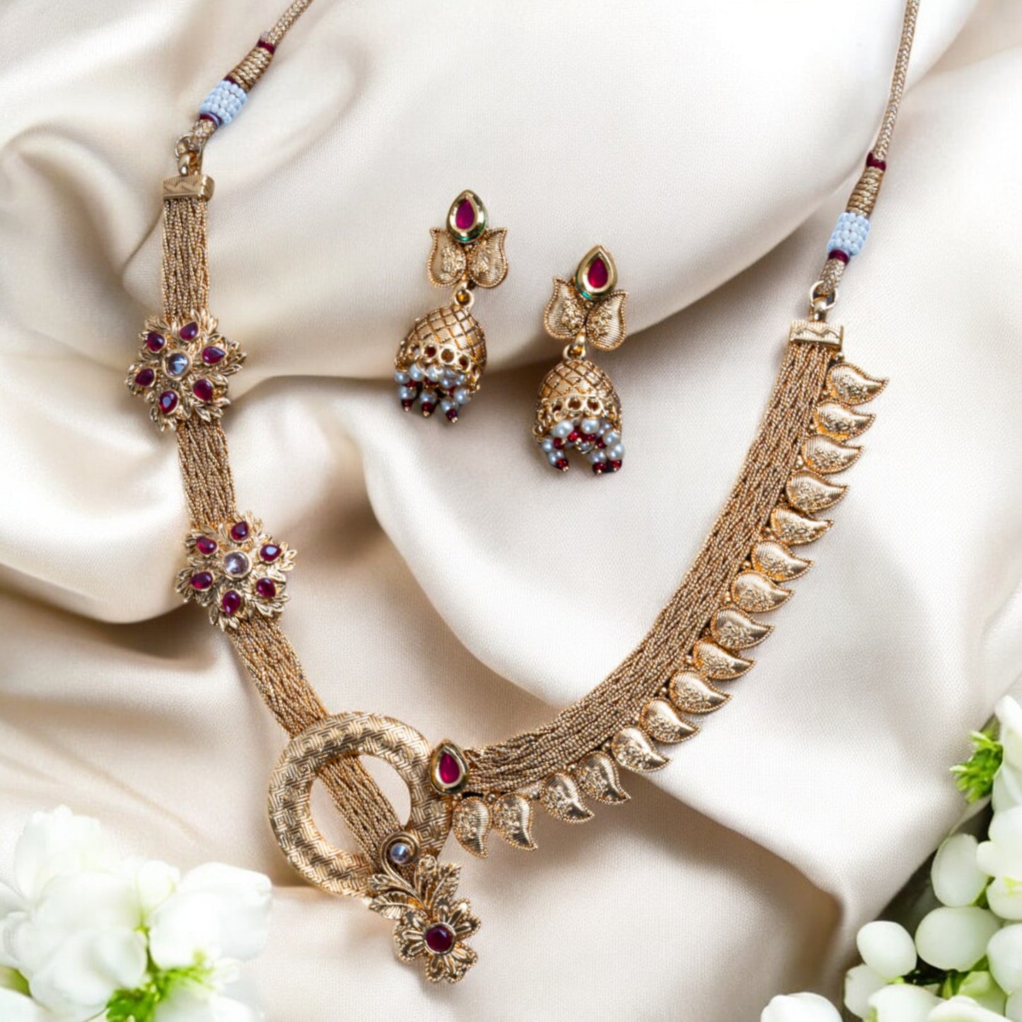 PINKGOLDEN JENNA NECKLACE SET