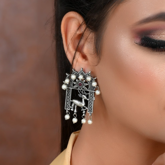 PINK LIZA EARRING