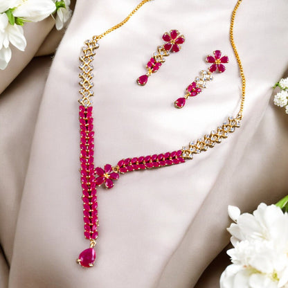 PINK  AAKRUTI SET