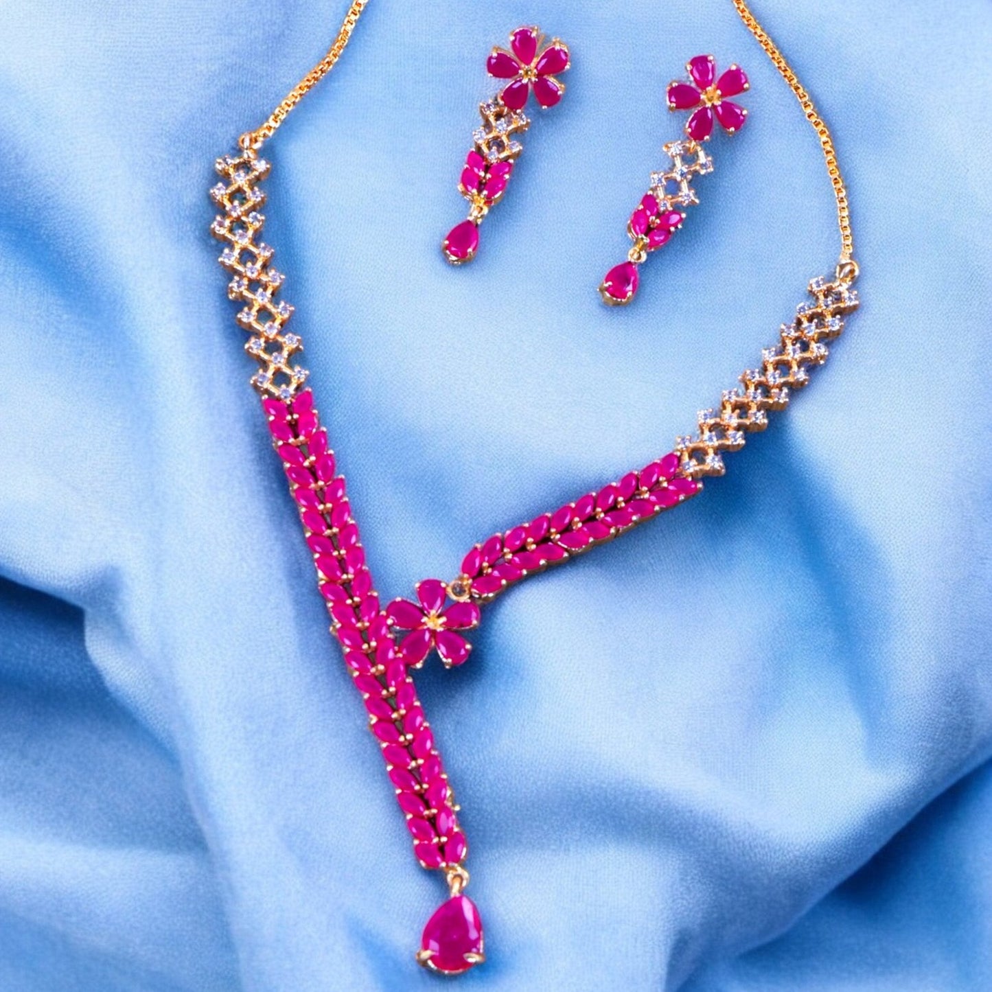 PINK  AAKRUTI SET