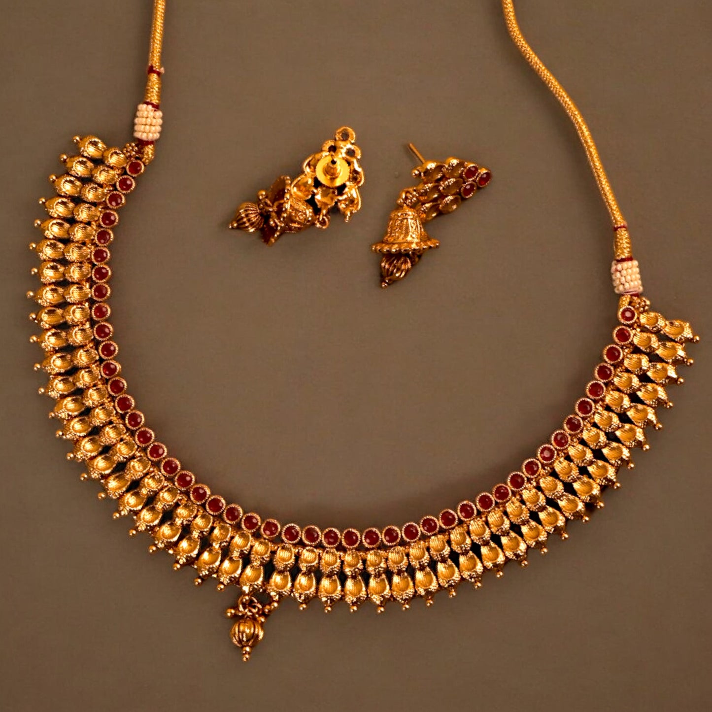 PINK GOLDEN JAIME NECKLACE SET