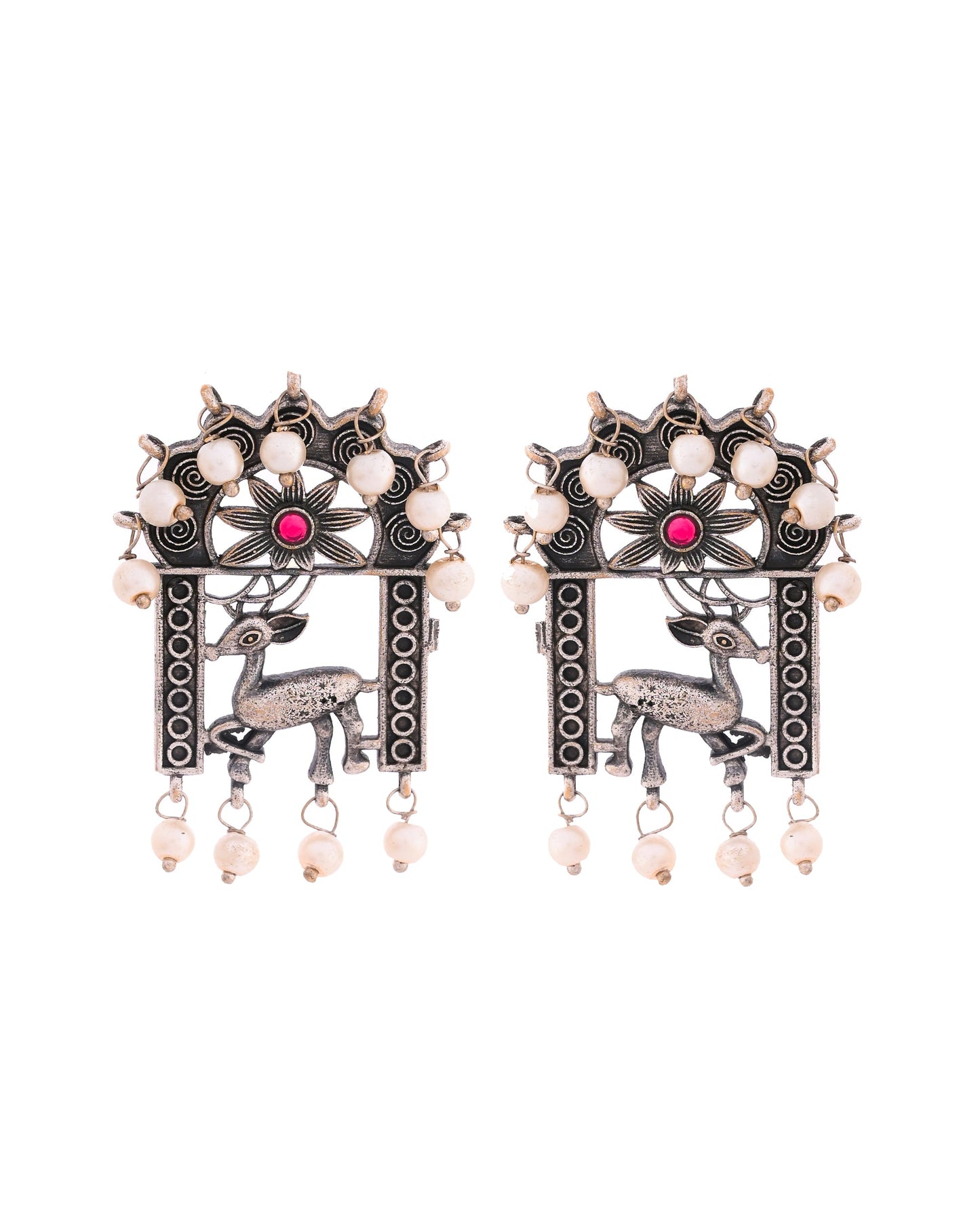 PINK LIZA EARRING