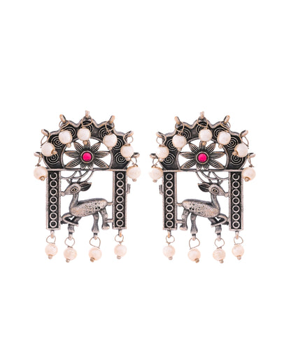 PINK LIZA EARRING