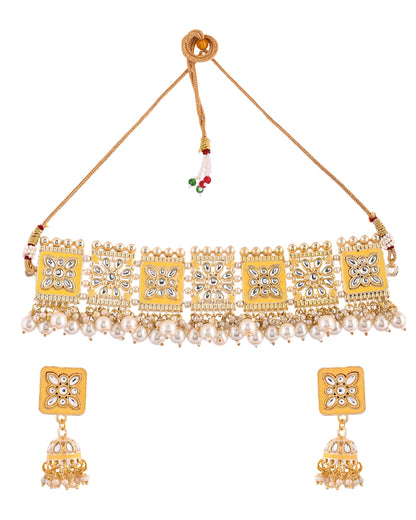 CREAM ARUNIMA CHOKER