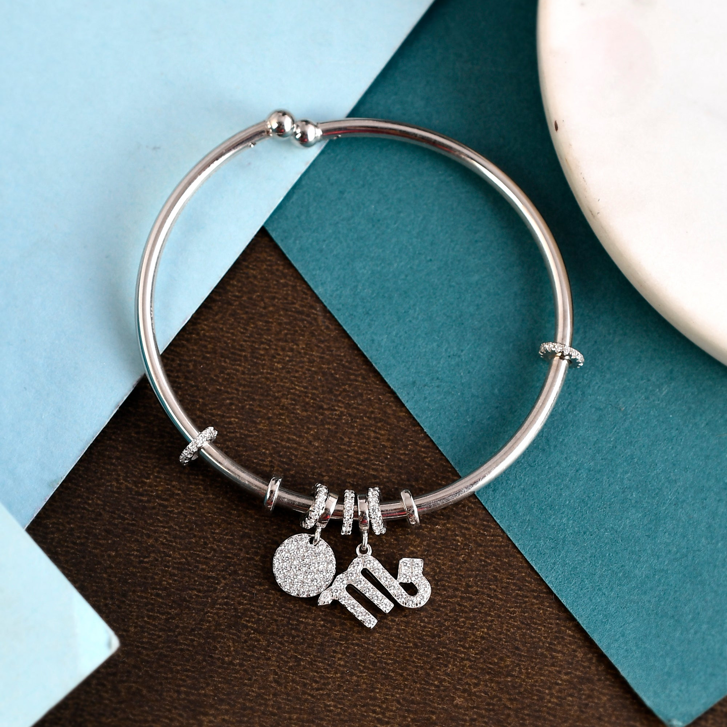 SILVER MU DIAMOND BRACELET