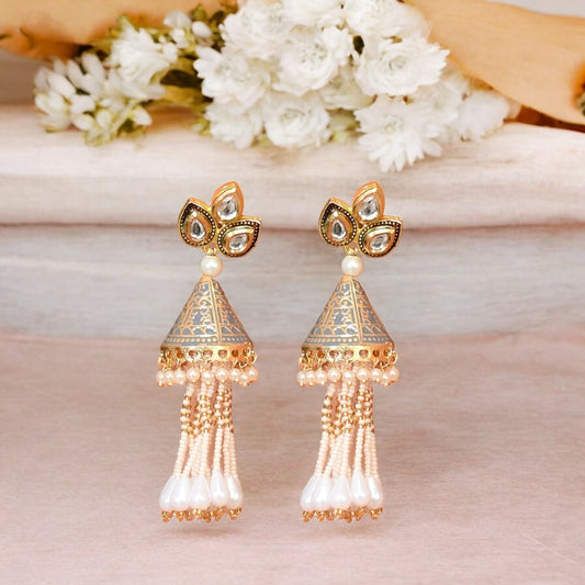 GREY SPRING JHUMKI