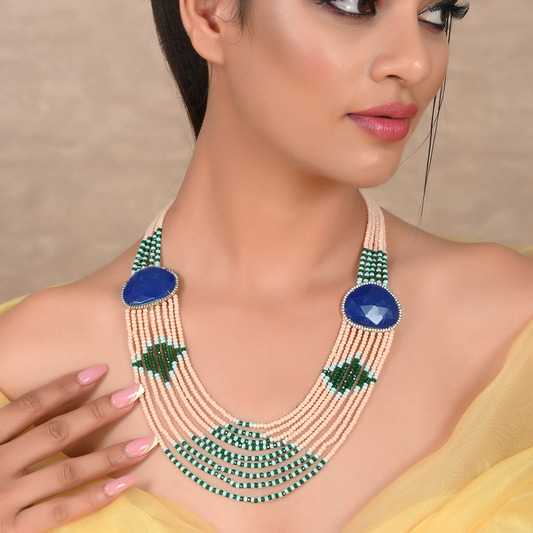 VOILET STONE URVASHI NECKLACE SET