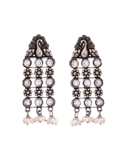 WHITE MARTA EARRING